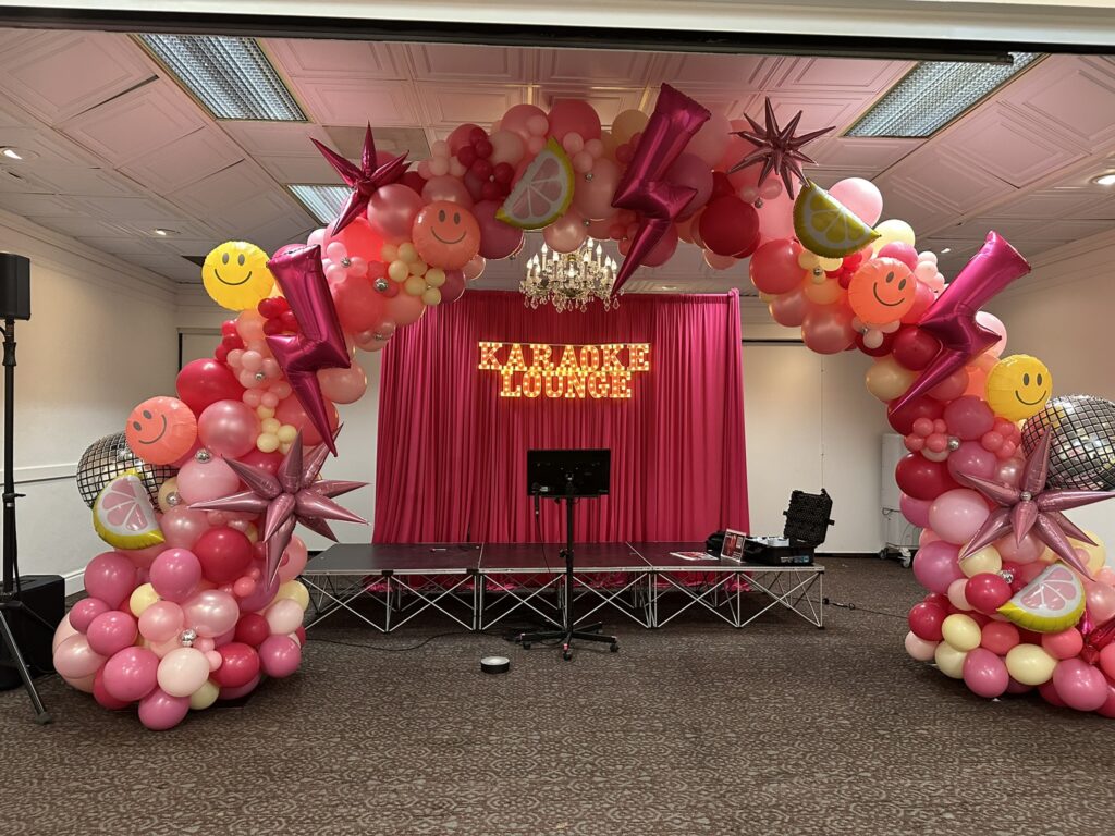Karoke lounge setup